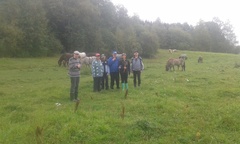 Hämeenkyrön Oikopolku -yksikön asukkaita